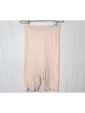 Vtg 50s Pointelle Cotton Knit Shorts Women’s Small Munsingweqr 100% Cotton Peach